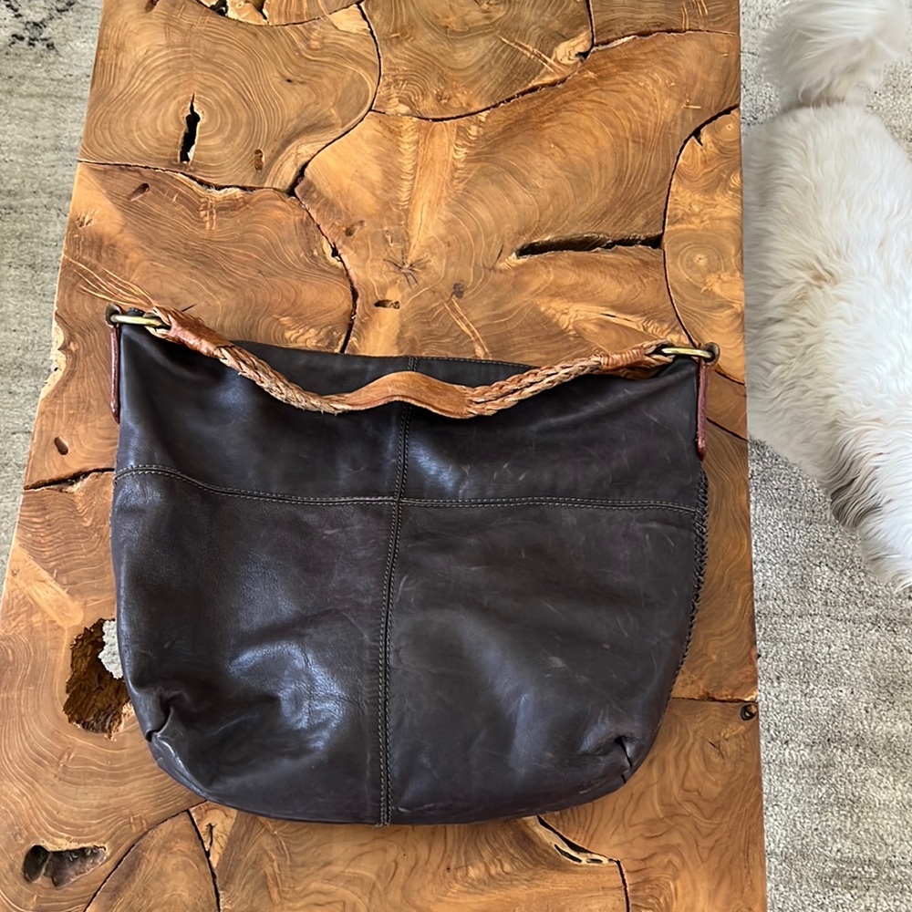 Lucky Brands leather tote